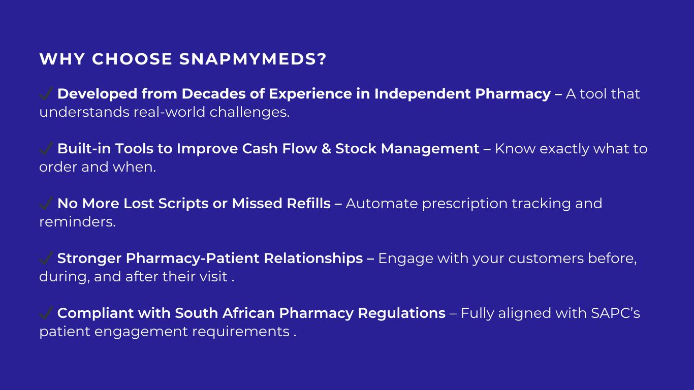 Why choose SnapMyMeds